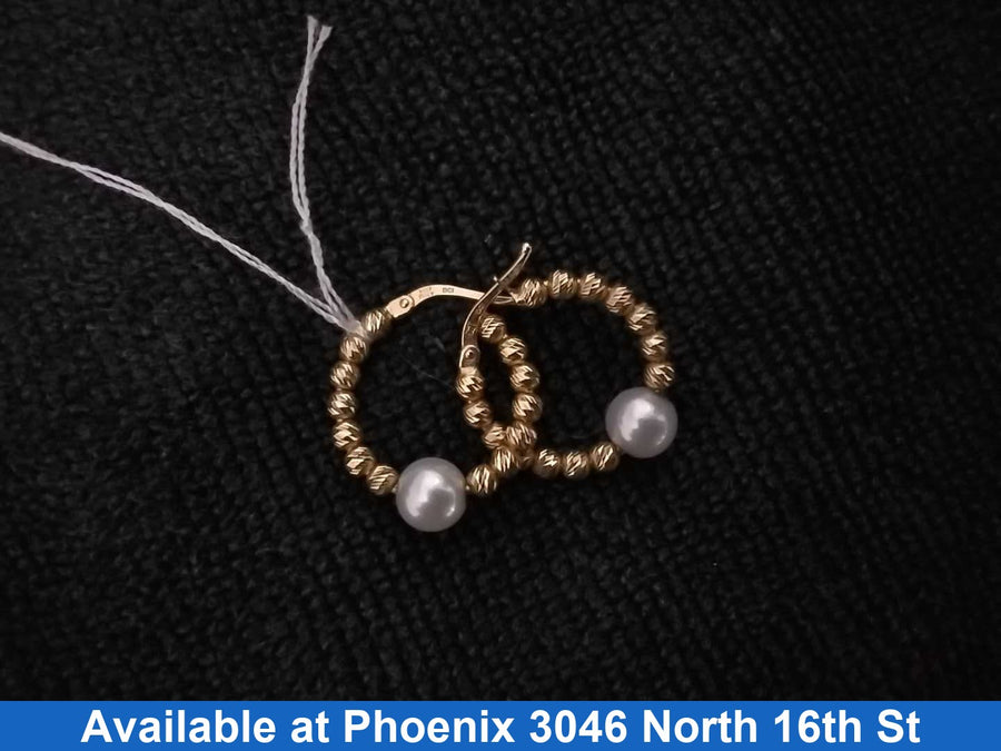 Hoop Earrings - Yellow Gold 14k (.585) 2.63 grams