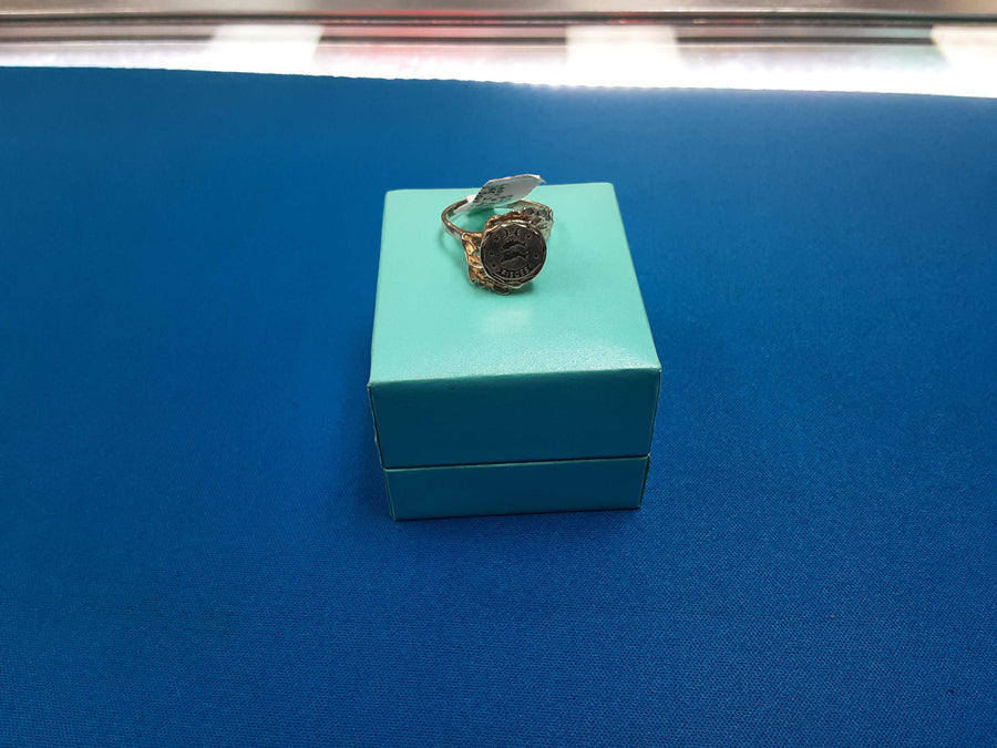 Women's Ring - Yellow Gold 14k (.585) 3.4 grams Size 6.5