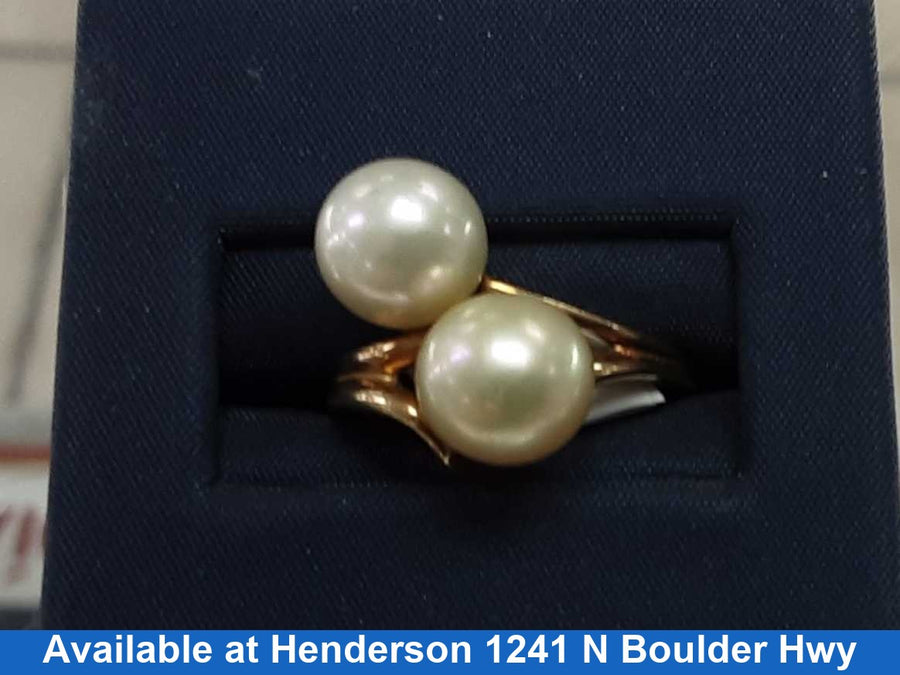 Women's Ring - Yellow Gold 10k (.417) 3.5 grams Size 20
