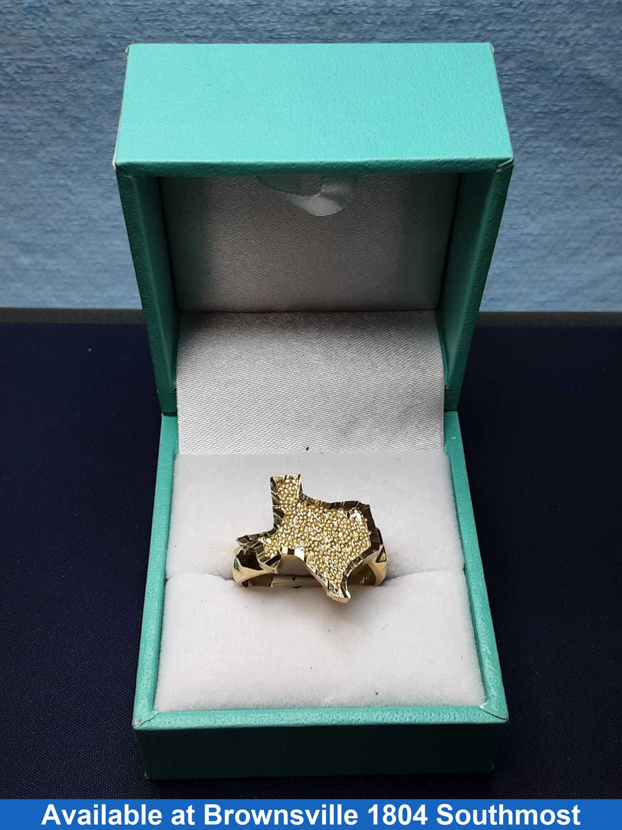 Women's Ring - Yellow Gold 10k (.417) 3.4 grams Size 7