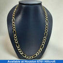 Figaro Chain - Yellow Gold 10k (.417) 30.5 grams 26 inch