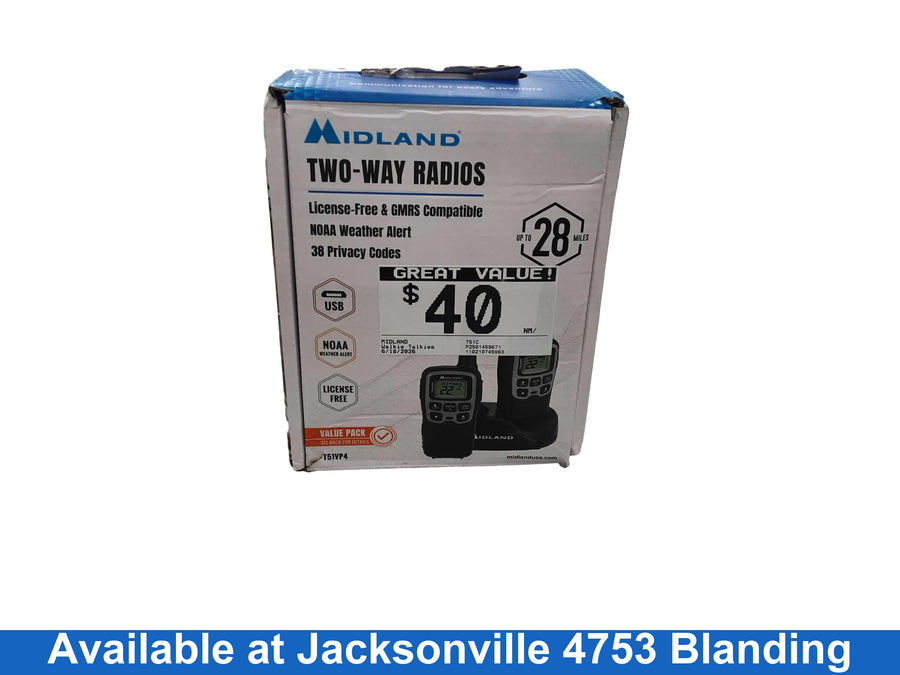 Midland T51c Black Walkie Talkie
