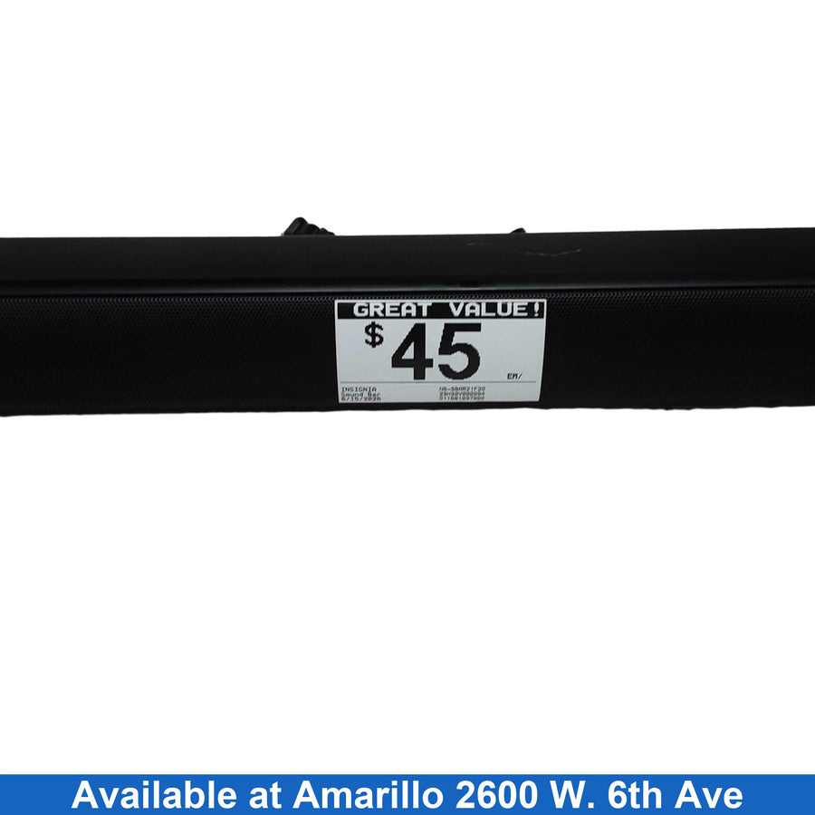 Insignia Ns-sbar21f20 Black Home Sound Bar Speaker