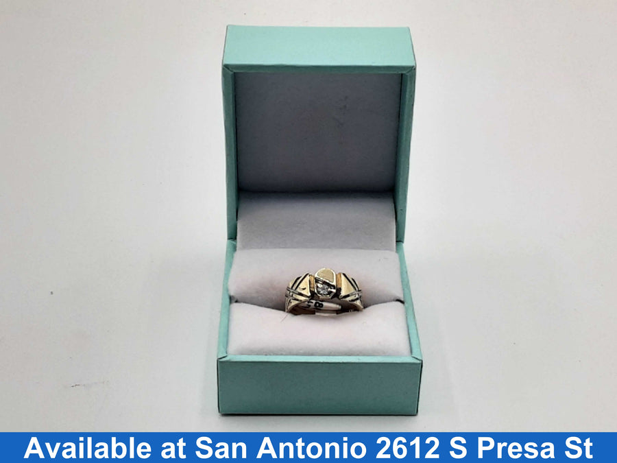 Men's Ring - Yellow Gold 10k (.417) 2.7 grams Size 6.5