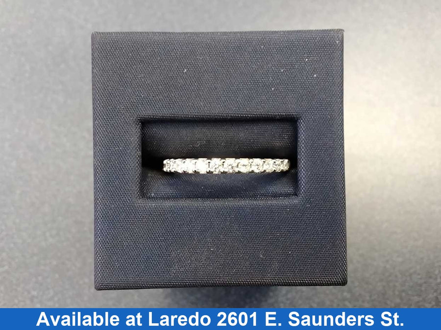 Ring - Wedding Band - White Gold 14k (.585) 1.8 grams Size 9