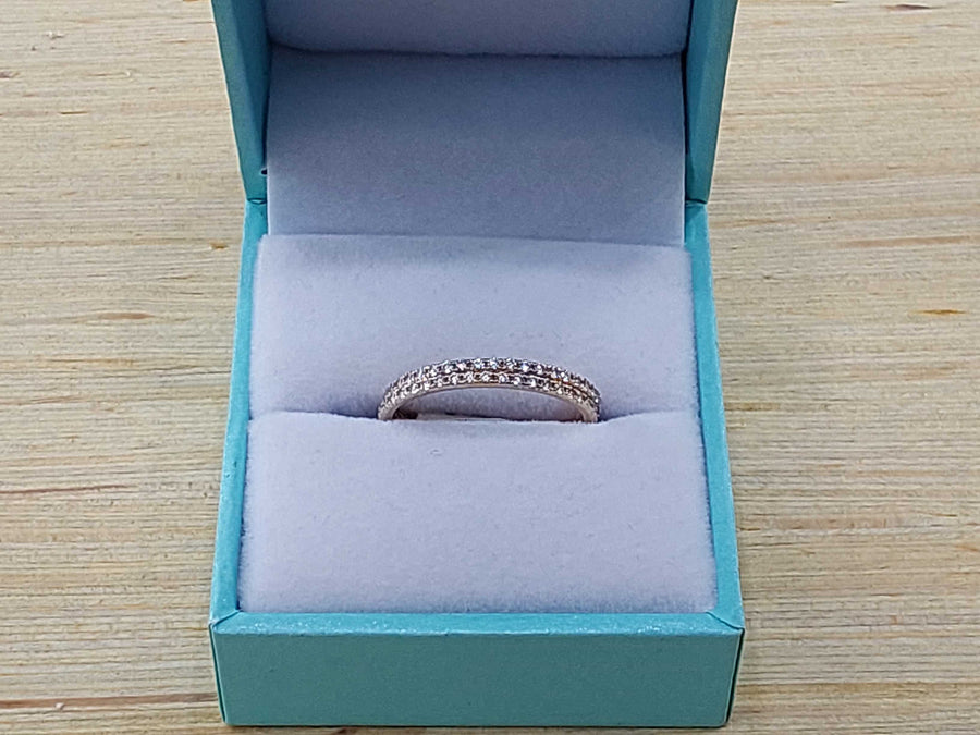 Ring - Engagement Set - Yellow Gold 18k (.750) 2.2 grams Size 7.5