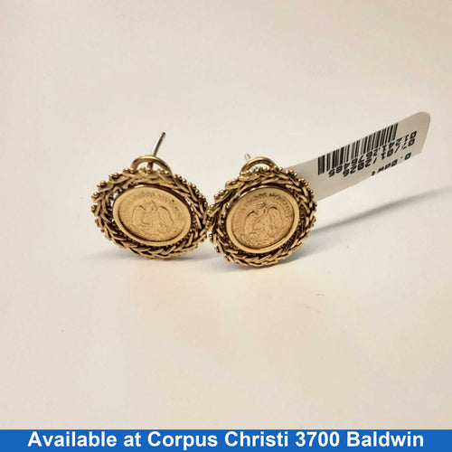 Earrings - Yellow Gold 10k (.417) 4.2 grams