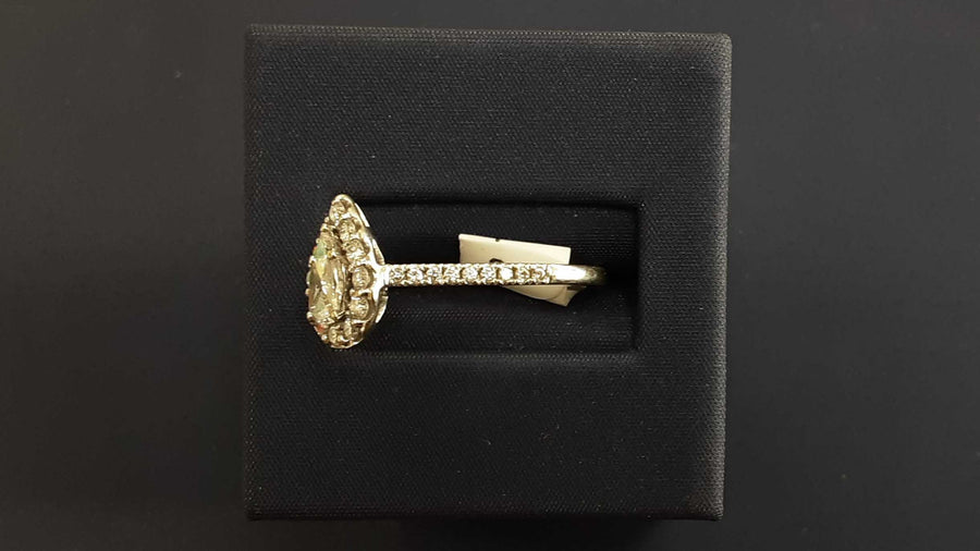 Women's Ring - White Gold 14k (.585) 3.8 grams Size 7.5