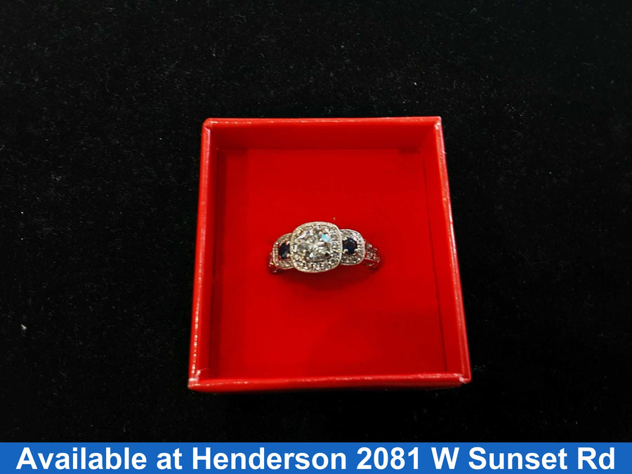 Ring - Engagement Set - White Gold 14k (.585) 6.6 grams Size 5