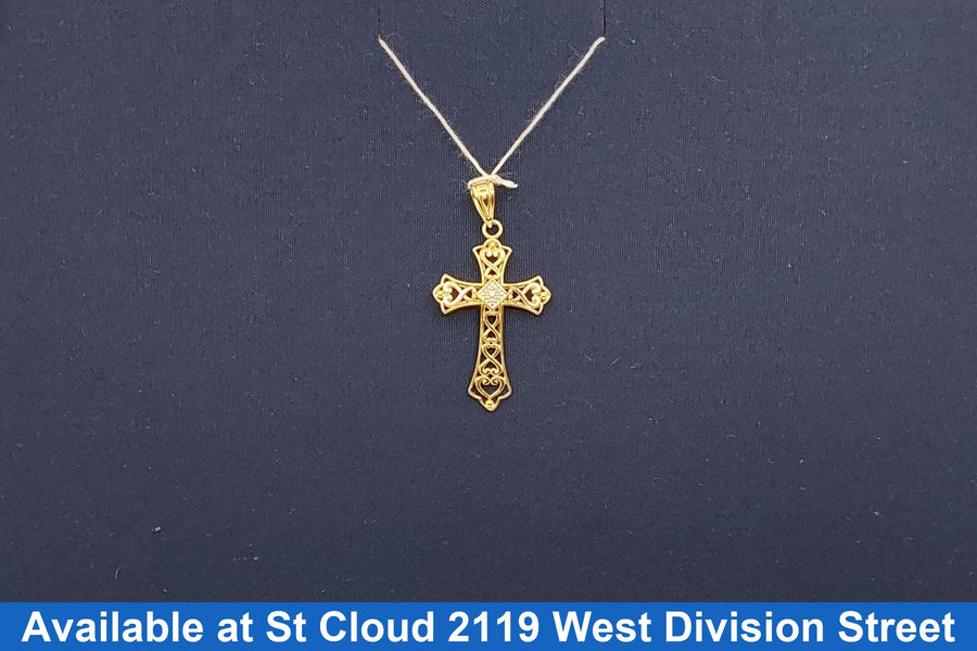 Religious Pendant - Yellow Gold 14k (.585) 0.936 grams