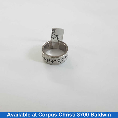 Women's Ring - Silver 7.4 grams Size 6.5