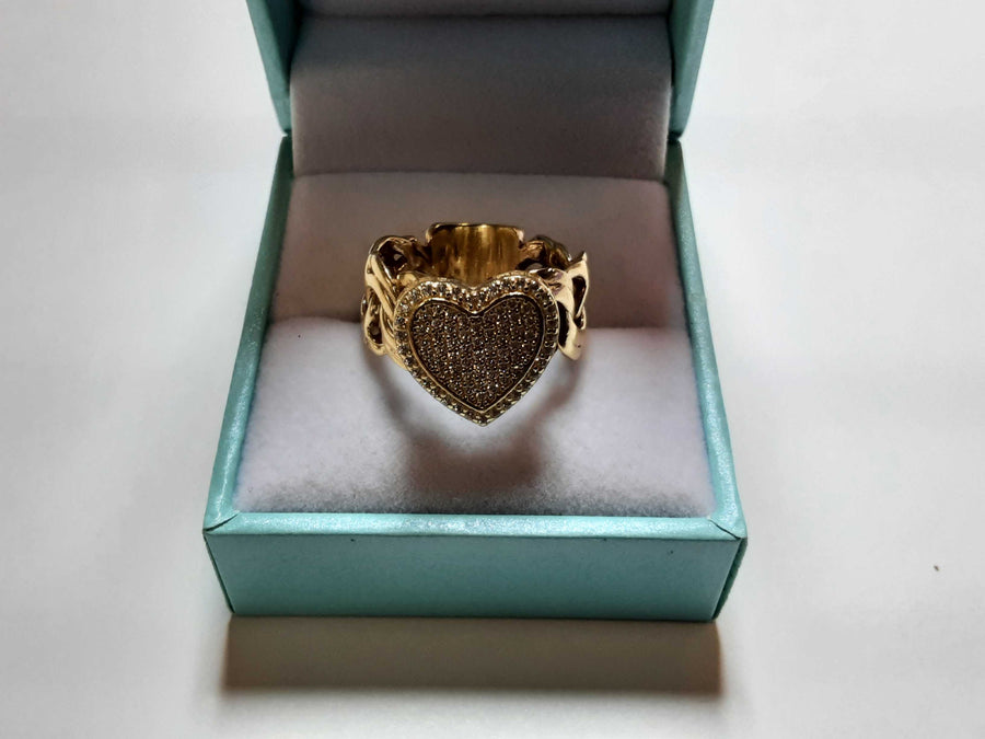 Women's Ring - Yellow Gold 10k (.417) 6.7 grams Size 6.5
