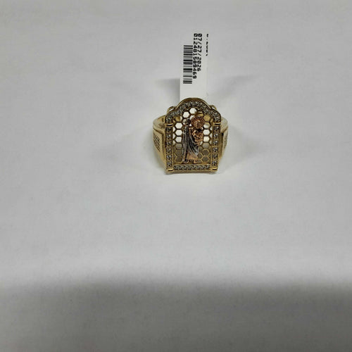 Men's Ring - Tricolor Gold 14k (.585) 8.4 grams Size 11