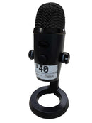 Blue A00098 Gray Corded Microphone