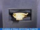 Ring - Engagement Set - Yellow Gold 14k (.585) 3.5 grams Size 4