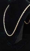 Rope Chain - Yellow Gold 10k (.417) 17.8 grams 20 inch