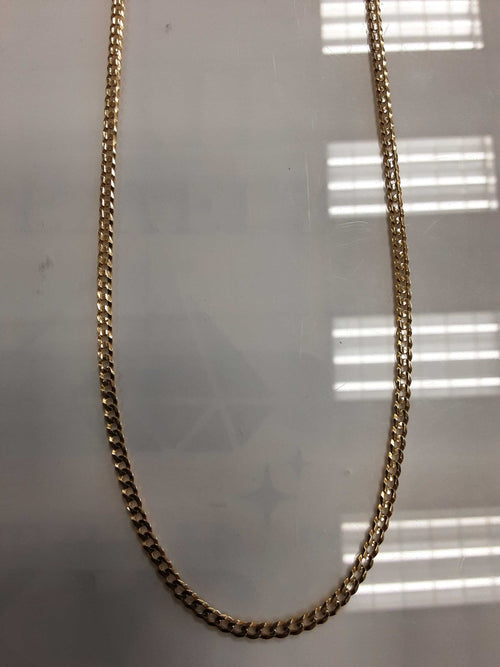 Cuban Link Chain - Yellow Gold 14k (.585) 6.5 grams 18 inch