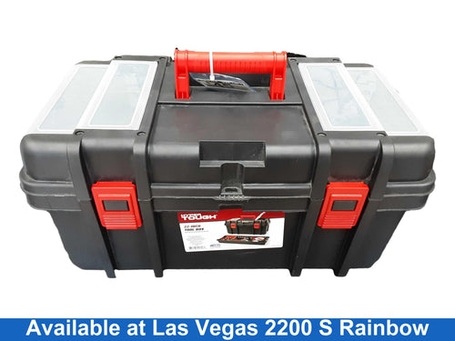 Hyper Tough 22 Inch Black Tool Box