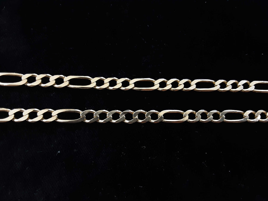 Figaro Chain - Yellow Gold 14k (.585) 19 grams 26 inch