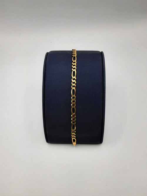Figaro Bracelet - Yellow Gold 10k (.417) 9.2 grams 8 inch