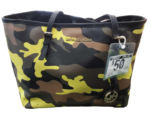 Michael Kors Mnnv Green Purse / Handbag