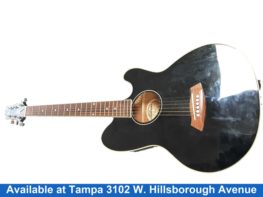 Ibanez Tcy10bk1201 Black Acoustic / Electric Classic Guitar