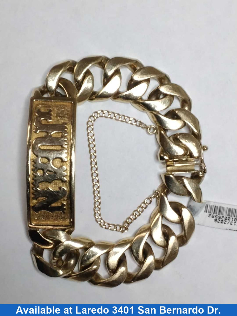 ID Bracelet - Yellow Gold 14k (.585) 100.2 grams 8 inch