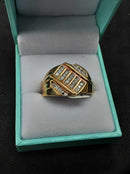 Men's Ring - Yellow Gold 10k (.417) 5.7 grams Size 11.5