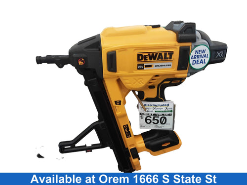 Dewalt Dcn891 Yellow Cordless Framing Nailer