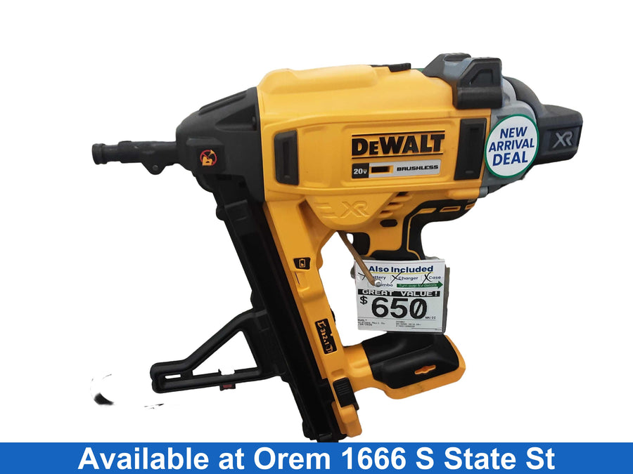 Dewalt Dcn891 Yellow Cordless Framing Nailer