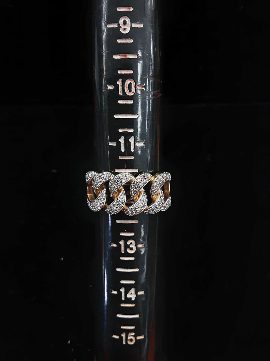 Men's Ring - Yellow Gold 10k (.417) 8.8 grams Size 11.5