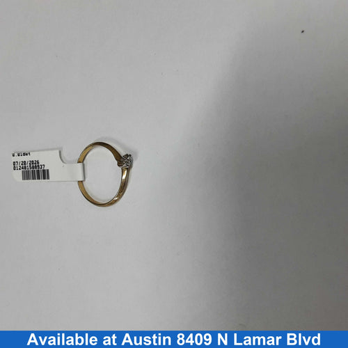 Men's Ring - Yellow Gold 10k (.417) 1 grams Size 10