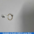 Men's Ring - Yellow Gold 10k (.417) 1 grams Size 10