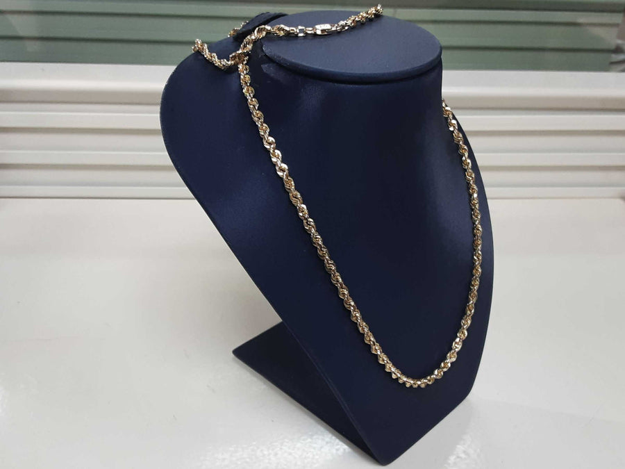 Rope Chain - Yellow Gold 14k (.585) 23.2 grams 24 inch
