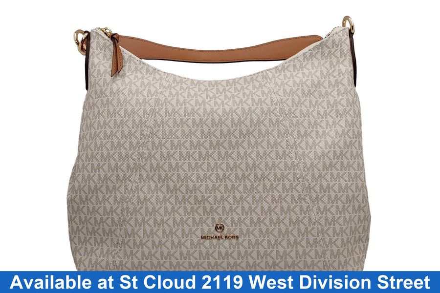 Michael Kors Lexington Shoulder Beige / Tan Purse / Handbag