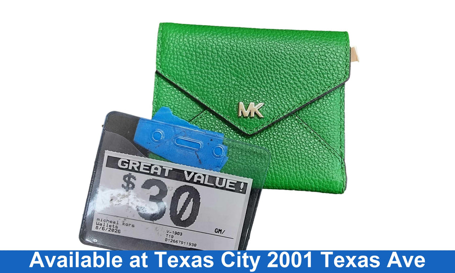 Micheal Kors V-1903 Green Wallet