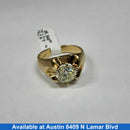 Men's Ring - Yellow Gold 14k (.585) 9.5 grams Size 8.5