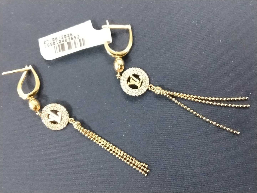 Pearl Earrings - Yellow Gold 14k (.585) 4.6 grams