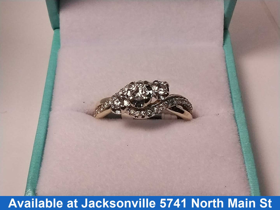 Women's Ring - Yellow Gold 10k (.417) 4.3 grams Size 8