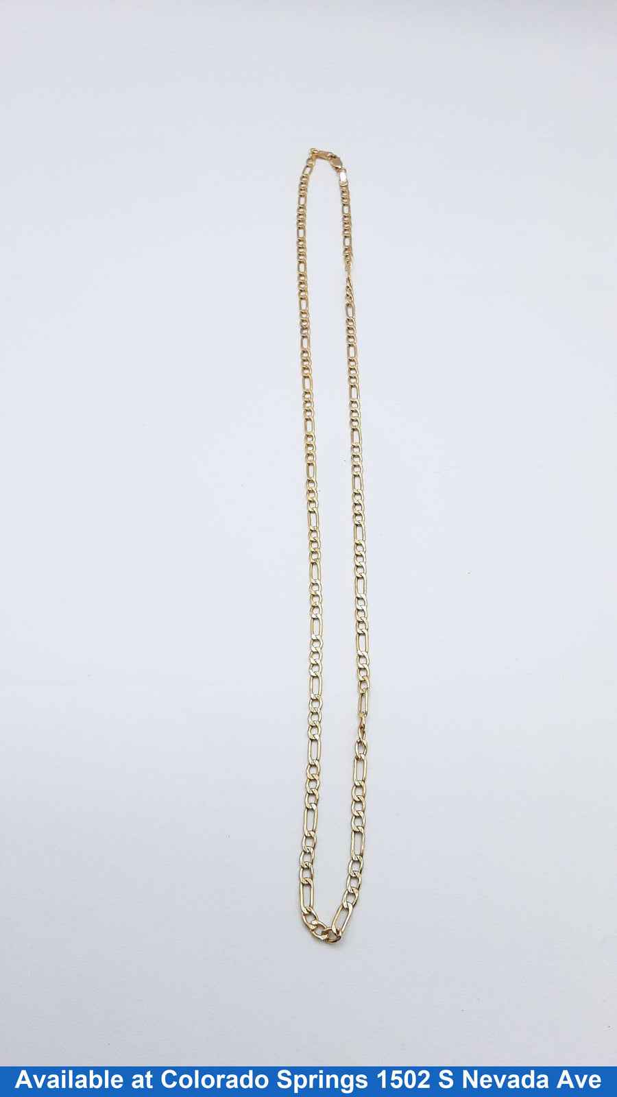 Figaro Chain - Yellow Gold 10k (.417) 2.3 grams 20 inch
