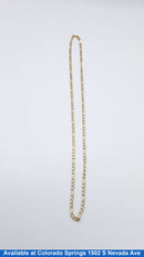 Figaro Chain - Yellow Gold 10k (.417) 2.3 grams 20 inch