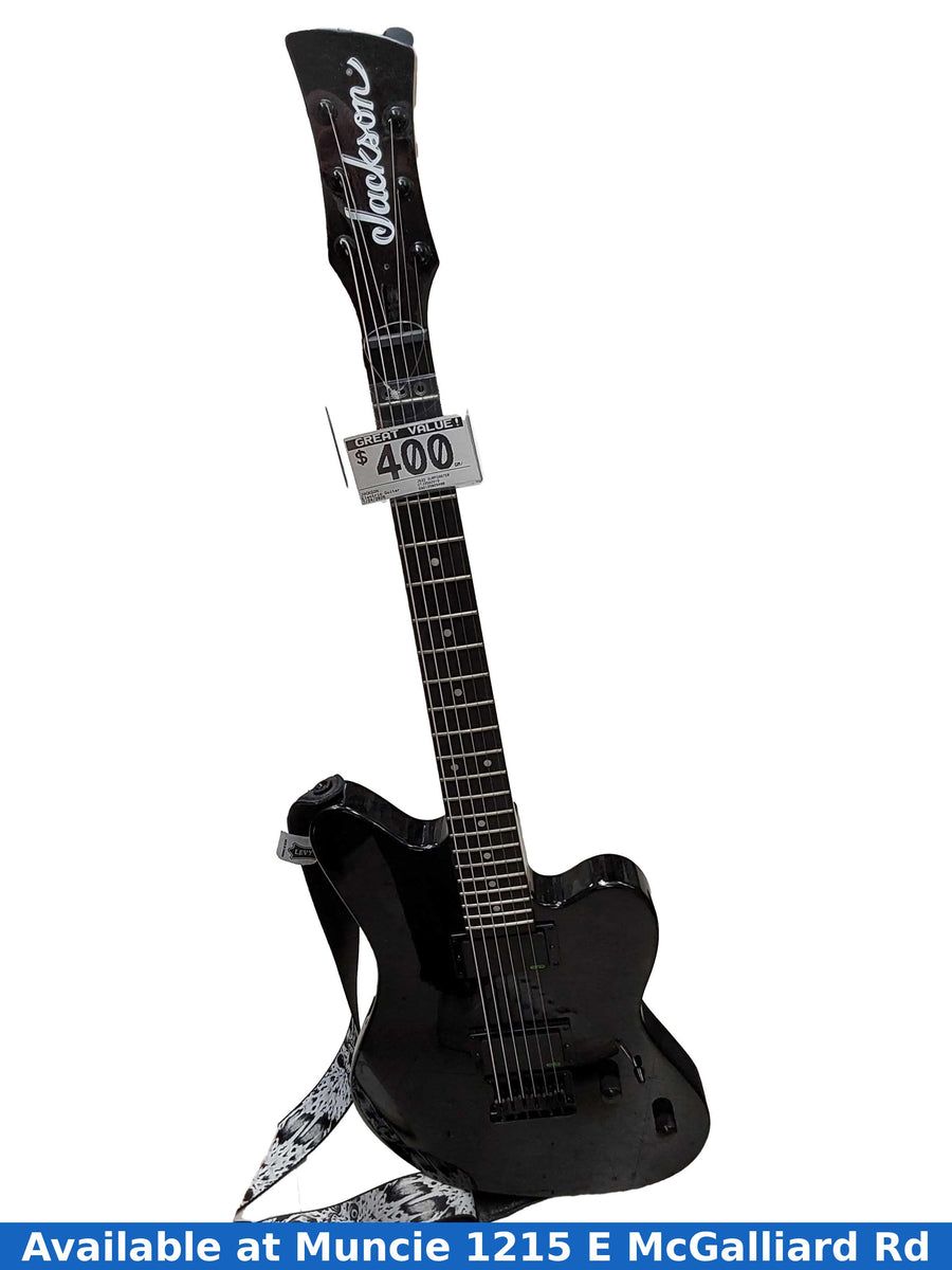 Jackson Js22 Surfcaster Black Electric Classic Guitar