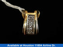 Diamond Pendant - Yellow Gold 14k (.585) 1.9 grams