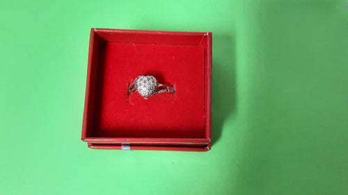 Women's Ring - White Gold 10k (.417) 2.4 grams Size 7