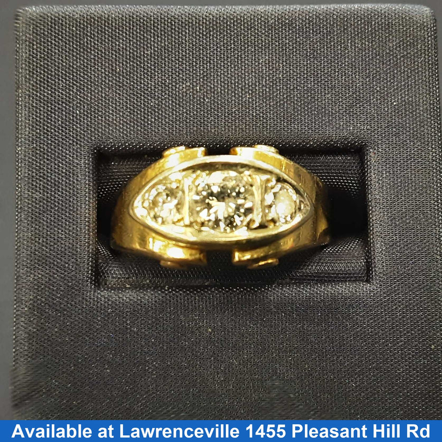 Men's Ring - Yellow Gold 14k (.585) 8.3 grams Size 20