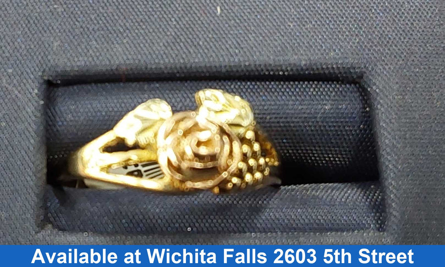 Women's Ring - Yellow Gold 10k (.417) 1.9 grams Size 6.5