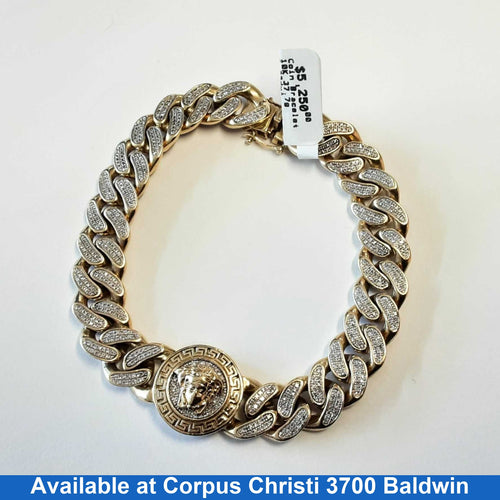 Bracelet - Yellow Gold 10k (.417) 37.7 grams 9 inch