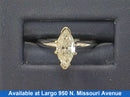 Women's Ring - Solitaire - White Gold 14k (.585) 2 grams Size 5.5