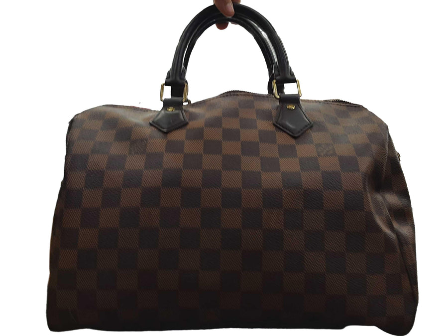 Louis Vuitton Damier Ebene Speedy 30 Brown Purse / Handbag