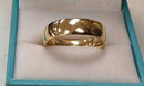 Ring - Wedding Band - Yellow Gold 10k (.417) 6 grams Size 8